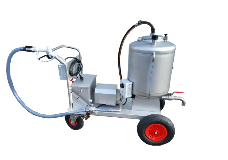 Chariot à veau autonome pour lait entier Inox - Evinox